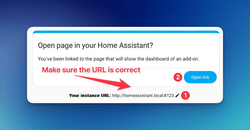 Validate Home Assistant Link